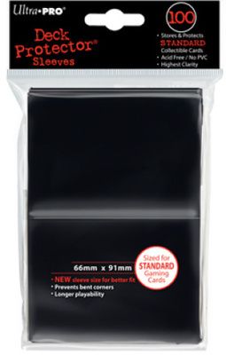 SLEEVES - MAGIC BLACK ULTRA PRO 100 UNIDADES