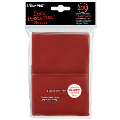 SLEEVES - MAGIC RED ULTRA PRO 100 UNIDADES